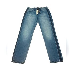 KIIND Of Jeans Women's Blue Ex-Boyfriend Stretch Denim Size 25 New with Tags